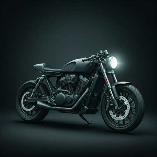 Dark highway motorcycle background